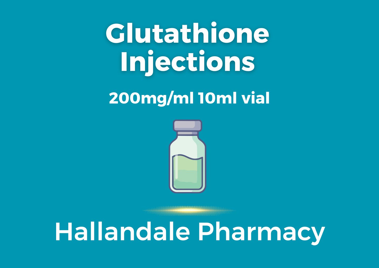 glutathione injection 200mg/ml 10ml vial SC/IM Service Fee HALLANDALE PHARMACY b12 injection training online Strength:200 mg Parfumvrij
