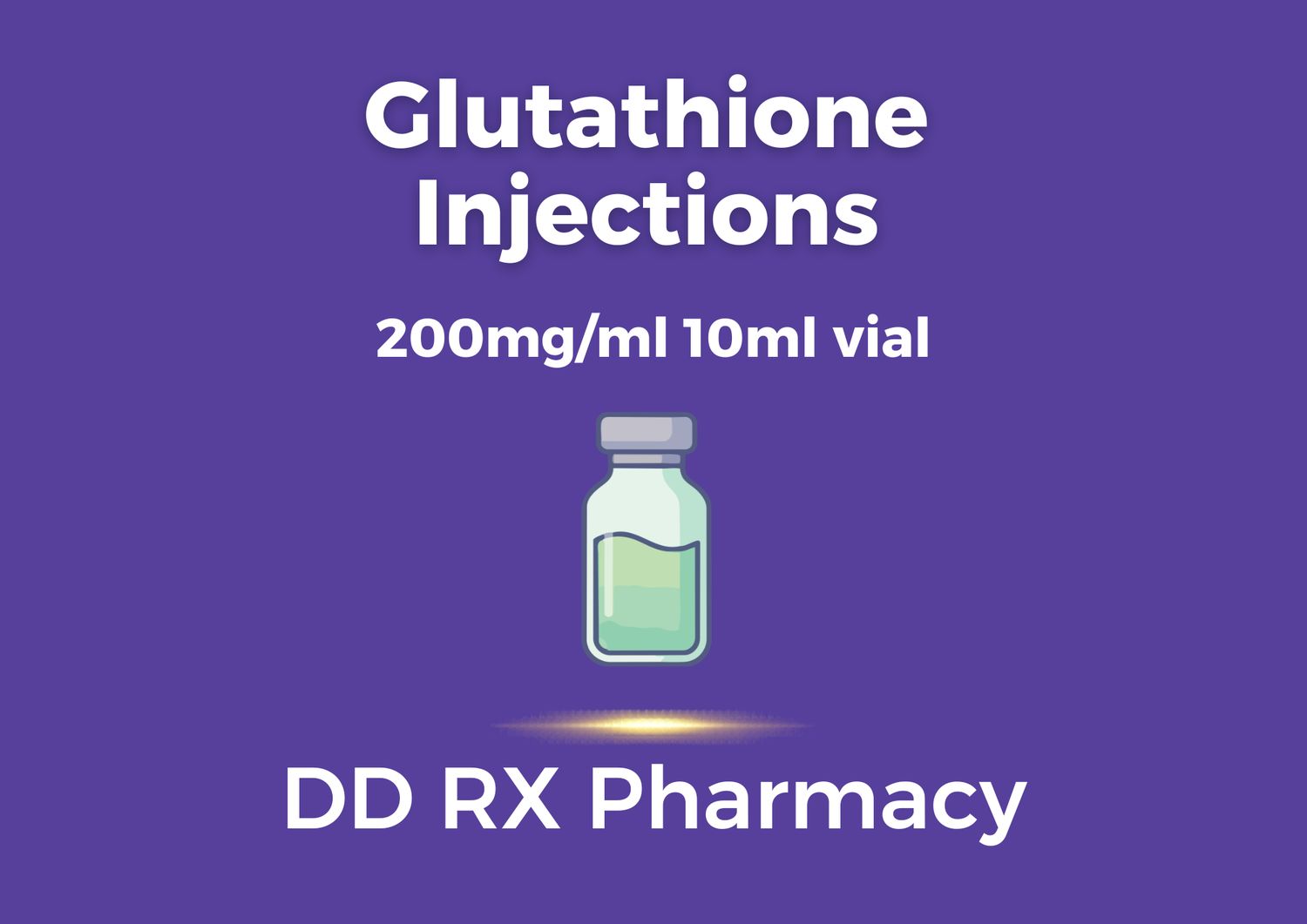 Glutathione 200mg/ml SC/IM Injection Service Fee  DD RX PHARMACY