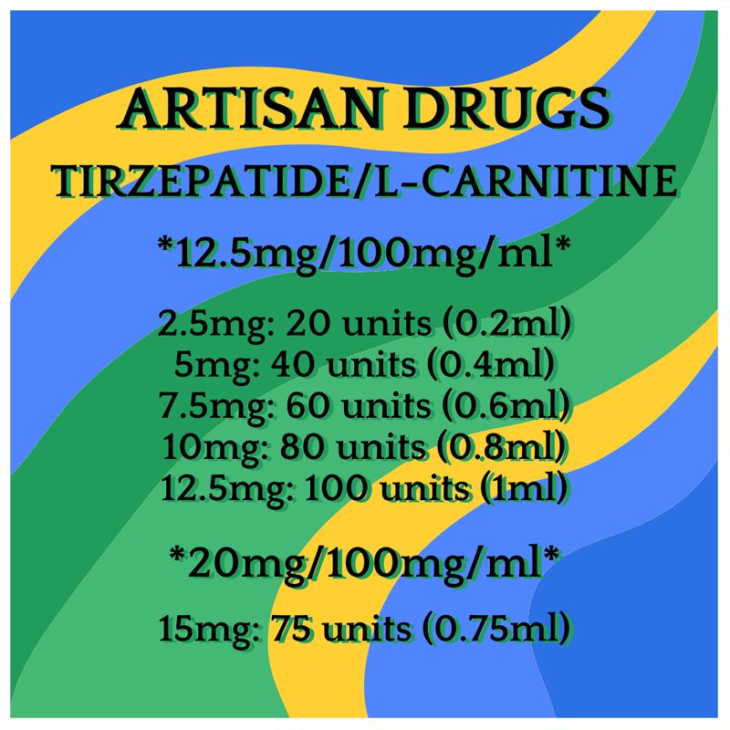 TZ/L-carnitine SC Injection Service Fee  ARTISAN DRUG (RUSH TX)