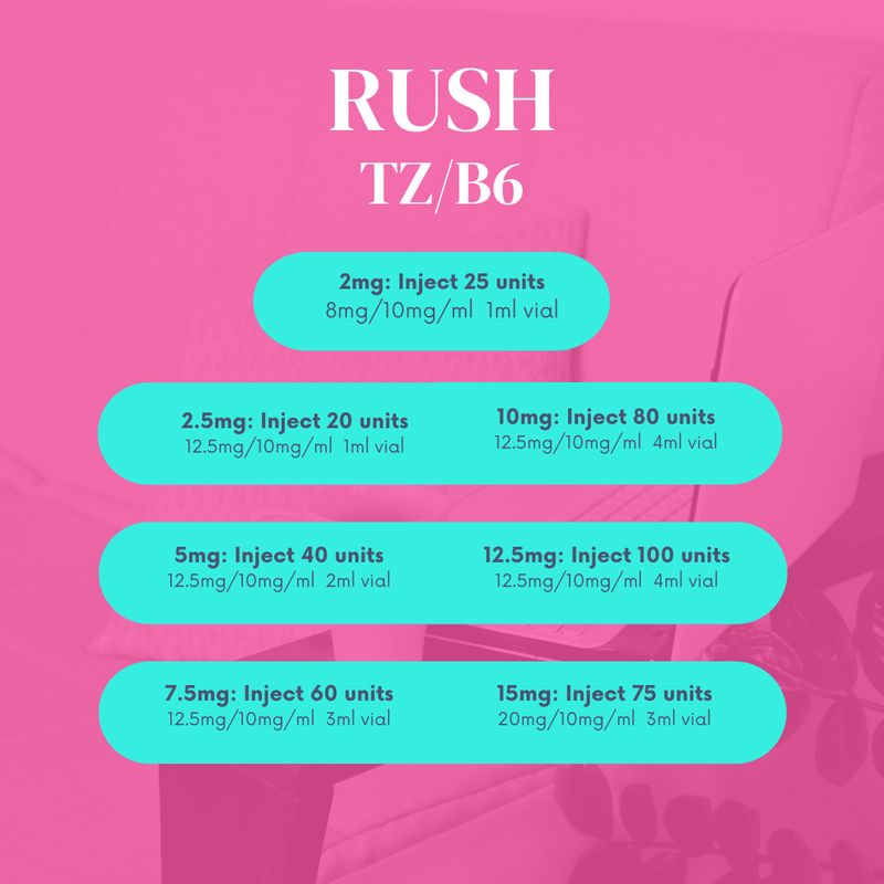 TZ/B6 SC INJECTION Service Fee  RUSH PHARMACY