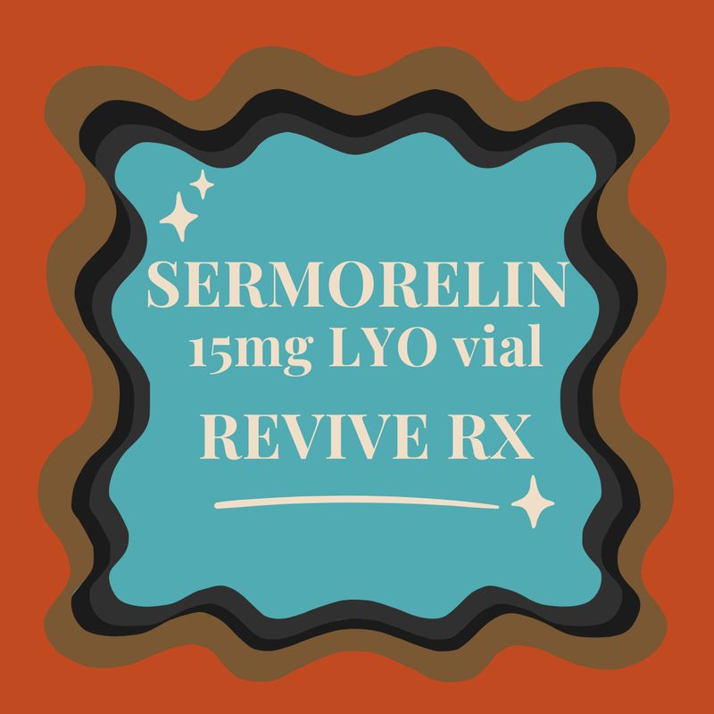 Sermorelin 15mg LYO vial (SC INJECTION) Service Fee  REVIVE RX PHARMACY