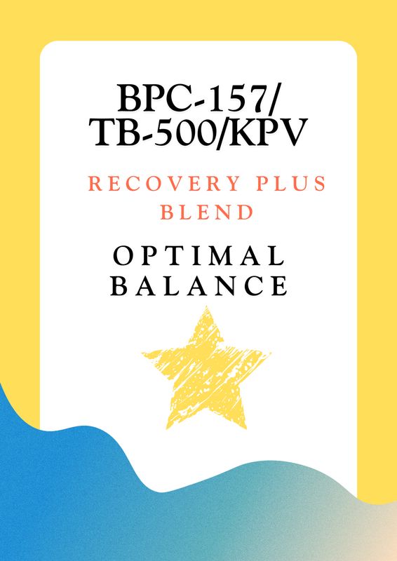 BPC-157/TB-500/KPV 3mg/3mg/3mg/ml 5ml vial RECOVERY PLUS BLEND SC INJECTION Service Fee OPTIMAL BALANCE PHARMACY apv