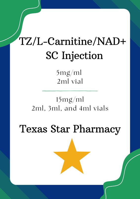 TZ/L-Carnitine/NAD+ SC INJECTION Service Fee THESIS PHARMACY