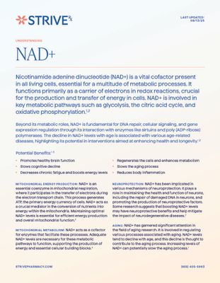 NAD+ 300mg/ml NASAL SPRAY 12ml Bottle Service Fee  STRIVE PHARMACY