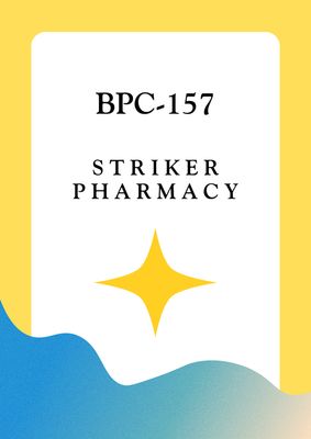 BPC-157 3mg/ml 5ml (15mg) Vial SC INJECTION Service Fee STRIKER PHARMACY apv