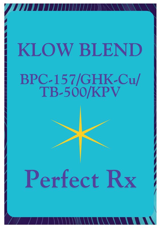 BPC-157/GHK-Cu/KPV/TB-500 3mg/10mg/3mg/3mg/ml 5ml KLOW BLEND Service Fee PERFECT RX apv