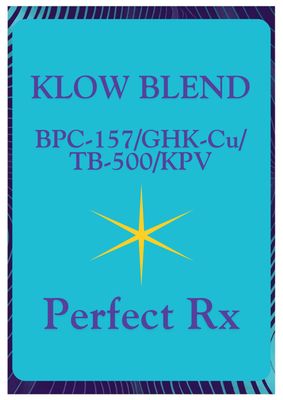 BPC-157/GHK-Cu/KPV/TB-500 3mg/10mg/3mg/3mg/ml 5ml KLOW BLEND Service Fee PERFECT RX apv
