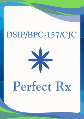 DSIP/BPC-157/CJC-1295 1mg/2mg/2mg/ml 5ml vial SC INJECTION Service Fee PERFECT RX apv