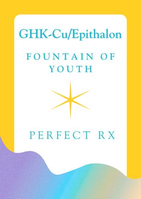 GHK-Cu/Epithalon 10mg/2mg/ml 5ml Vial FOUNTAIN OF YOUTH SC INJECTION Service Fee PERFECT RX apv