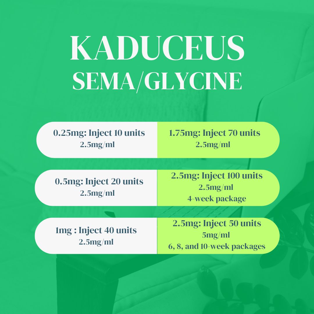 SEMA/GLYCINE SC Injection Service Fee  KADUCEUS