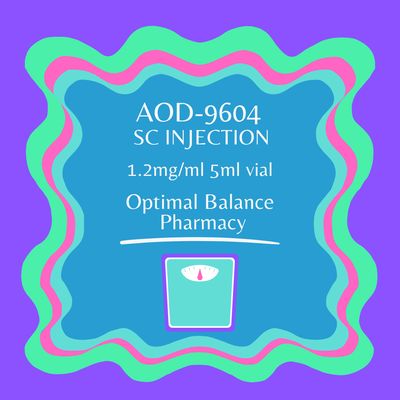 AOD-9604 2mg/ml  5ml VIAL (SC INJECTION) Service Fee KADUCEUS apv