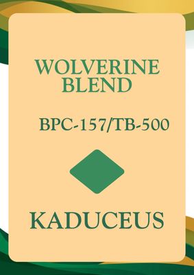 BPC-157/TB-500 3mg/3mg/ml 5ml vial WOLVERINE BLEND SC Injection Service Fee KADUCEUS apv