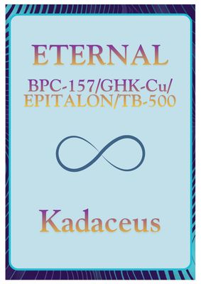 BPC-157/GHK-Cu/EPITALON/TB-500 2mg/10mg/2mg/2mg/ml 5ml ETERNAL BLEND Service Fee KADUCEUS apv