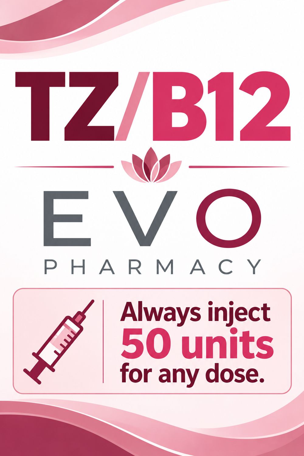 TZ/B12 (cyano) 4 or 12 Week Supply Service Fee EVO PHARMACY