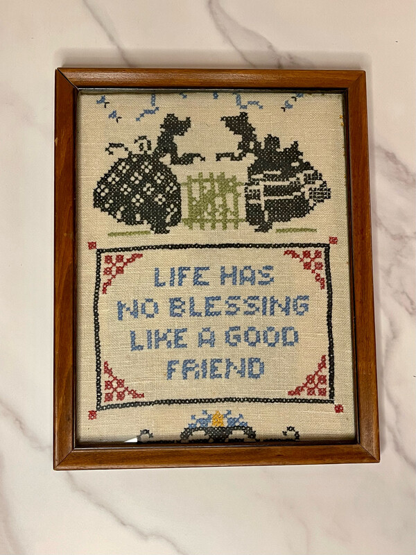 Antique Framed Needlework