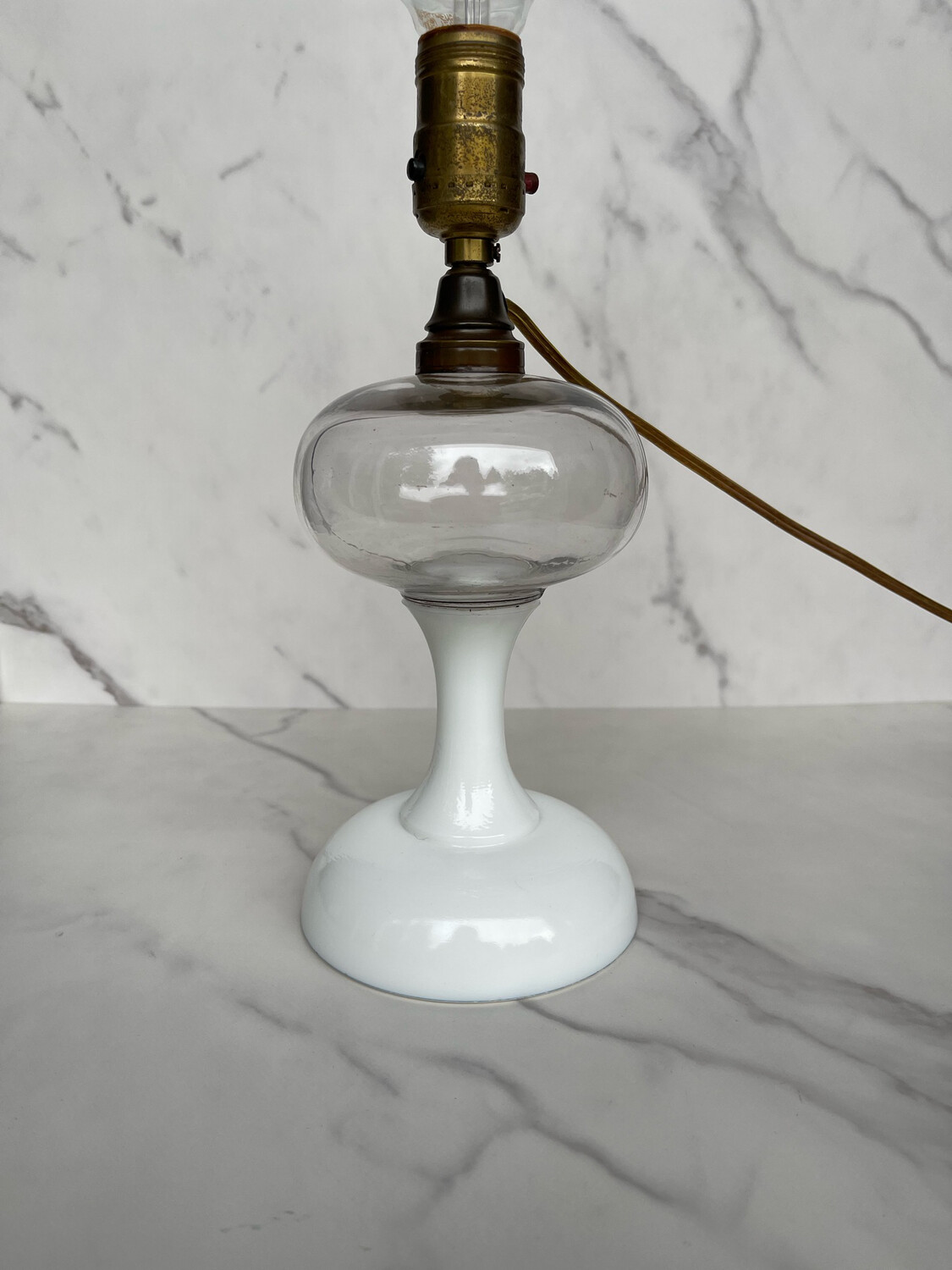 Atterbury Two Tone Glass Lamp