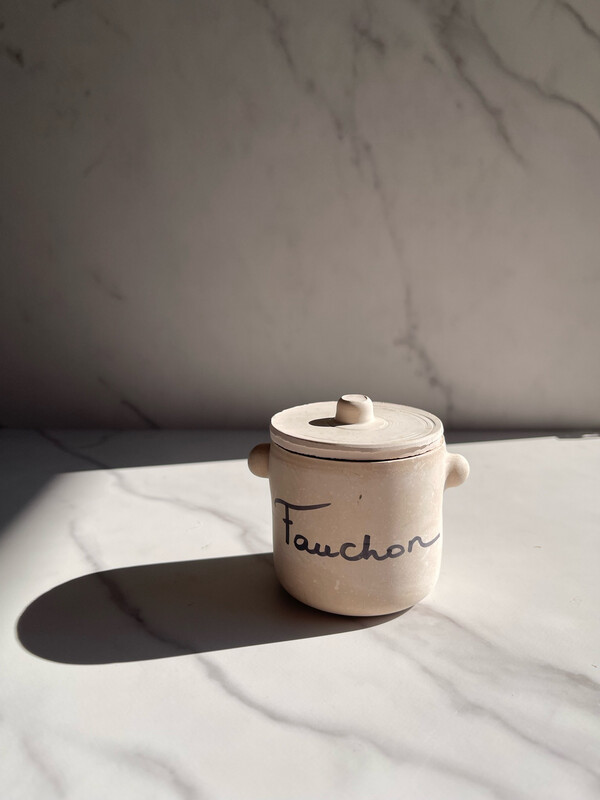 Fauchon Stoneware Herbes de Provence Crock