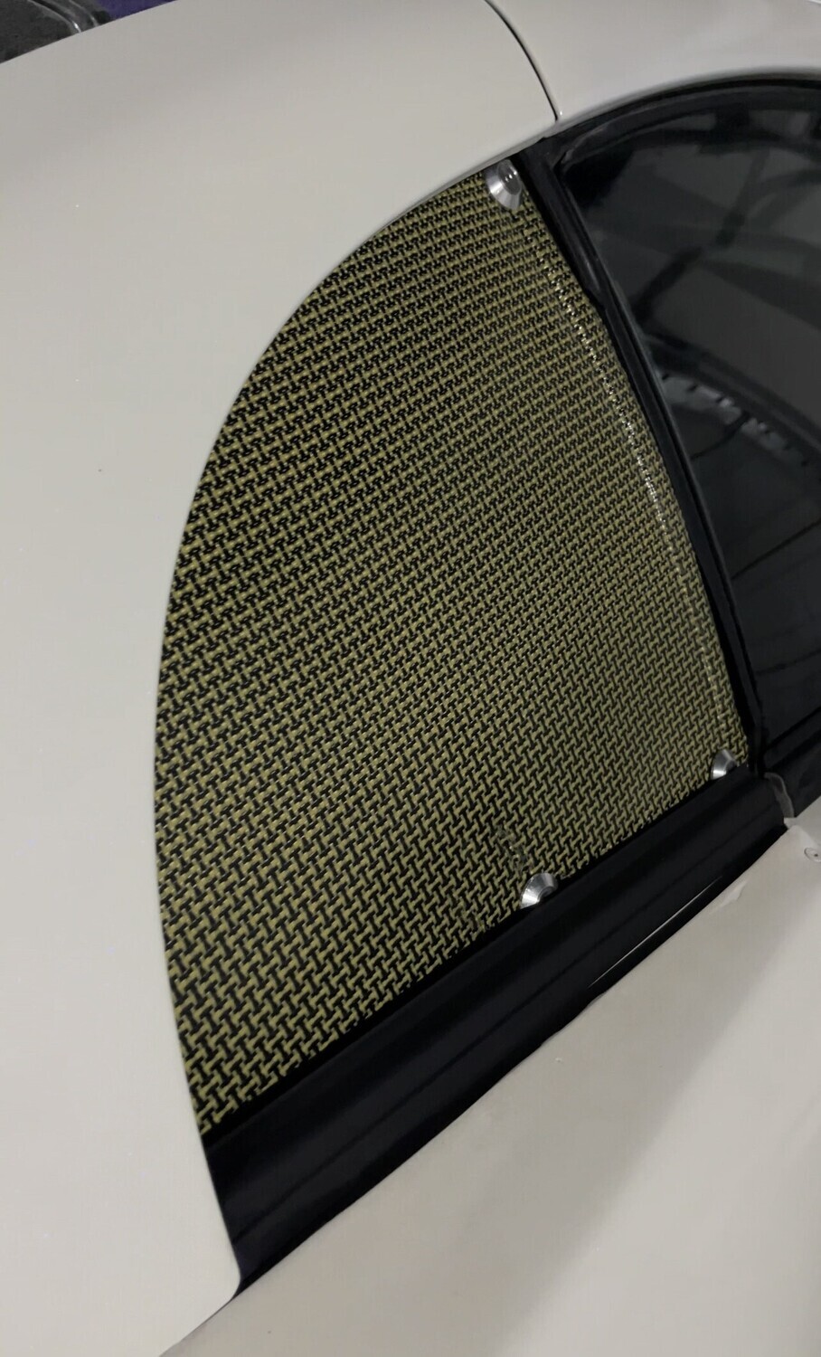 99-04 Mustang Quarter Window Delete Panel Carbon Fiber