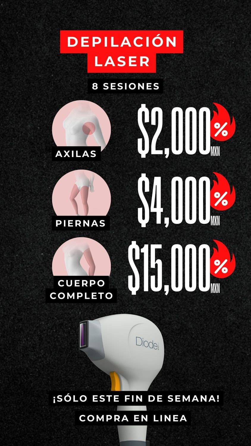 DEPILACION WEEKEND FLASH SALE ✨