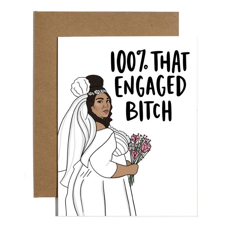 100% THAT ENGAGED BITCH LIZZO CARD