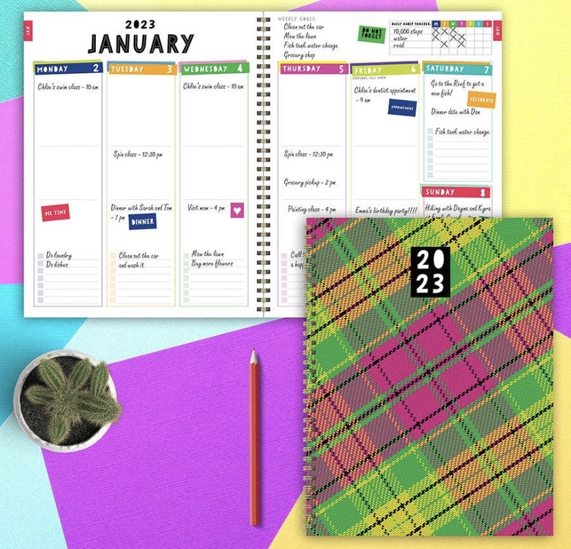 2023 Clueless Large Daily Weekly Monthly Planner