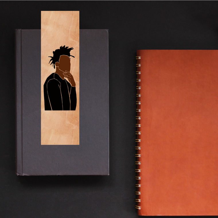 Abstract African American Man Bookmark