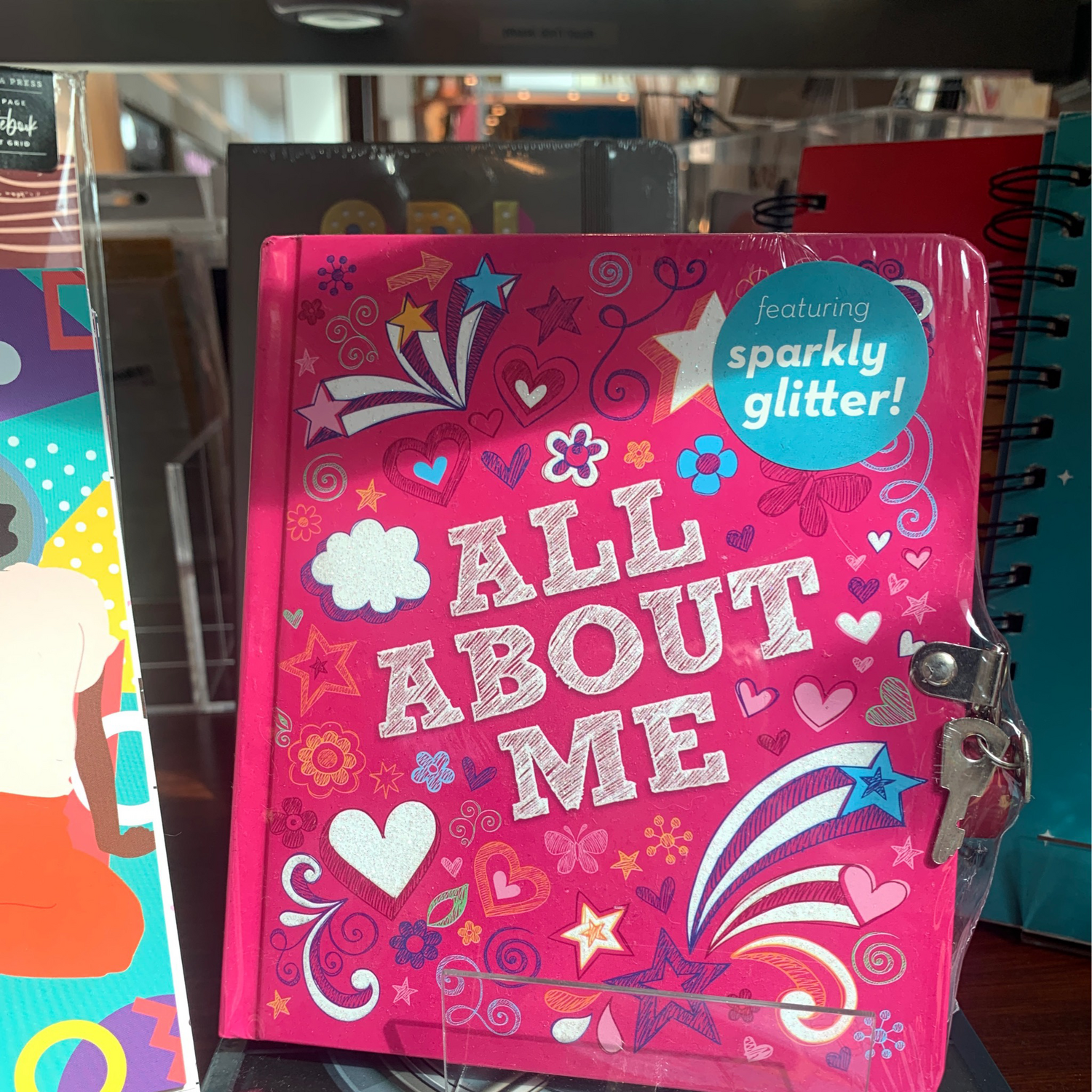 All About Me Glitter Diary