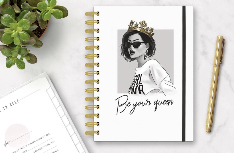 Be Your Queen 12-month Undated Planner