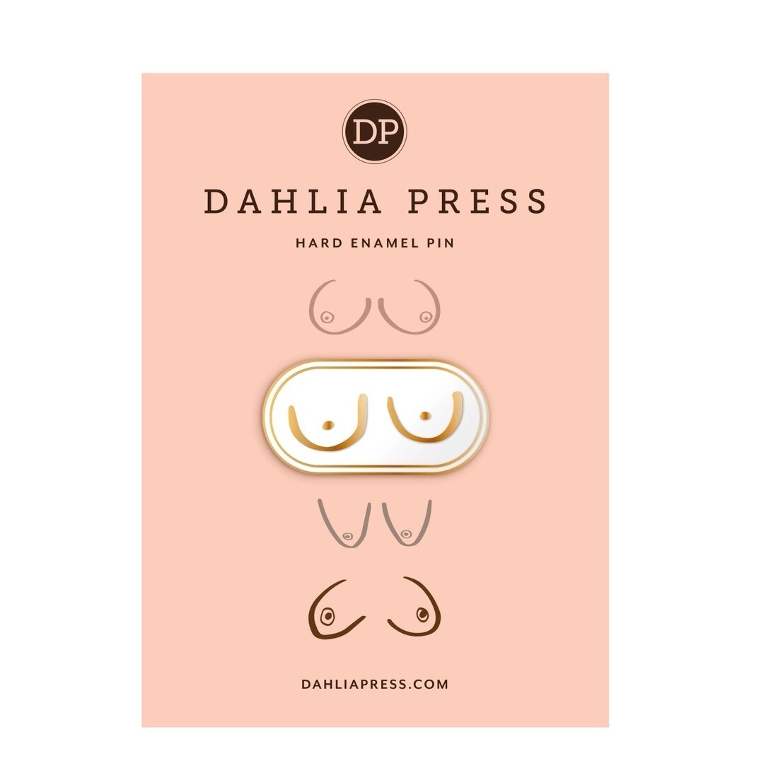 Boobs Enamel Pin