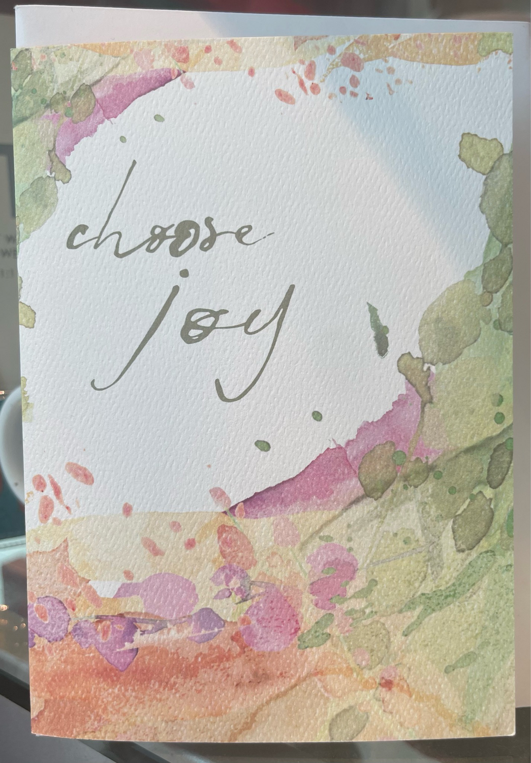 Choose Joy Happy Birthday Card