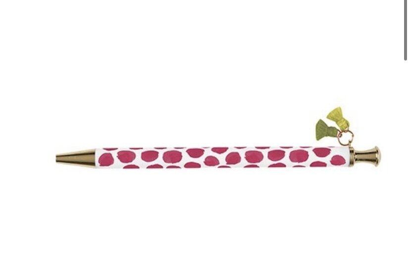 Coral Tassel Pen