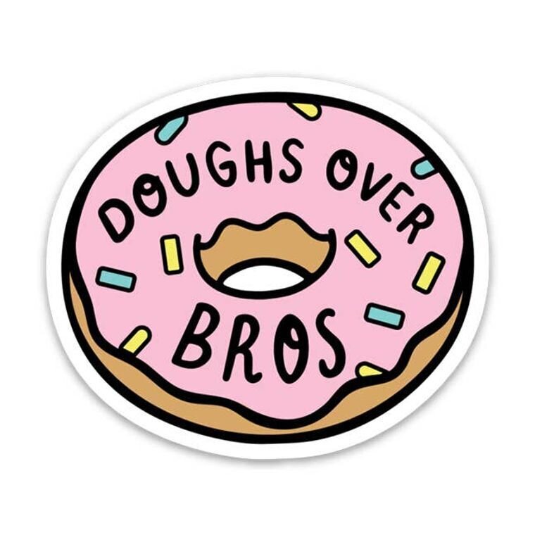 Doughs over Bros Stickers