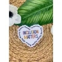 Inclusion Matters Clear Vinyl Sticker