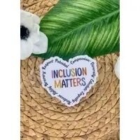 Inclusion Matters Clear Vinyl Sticker