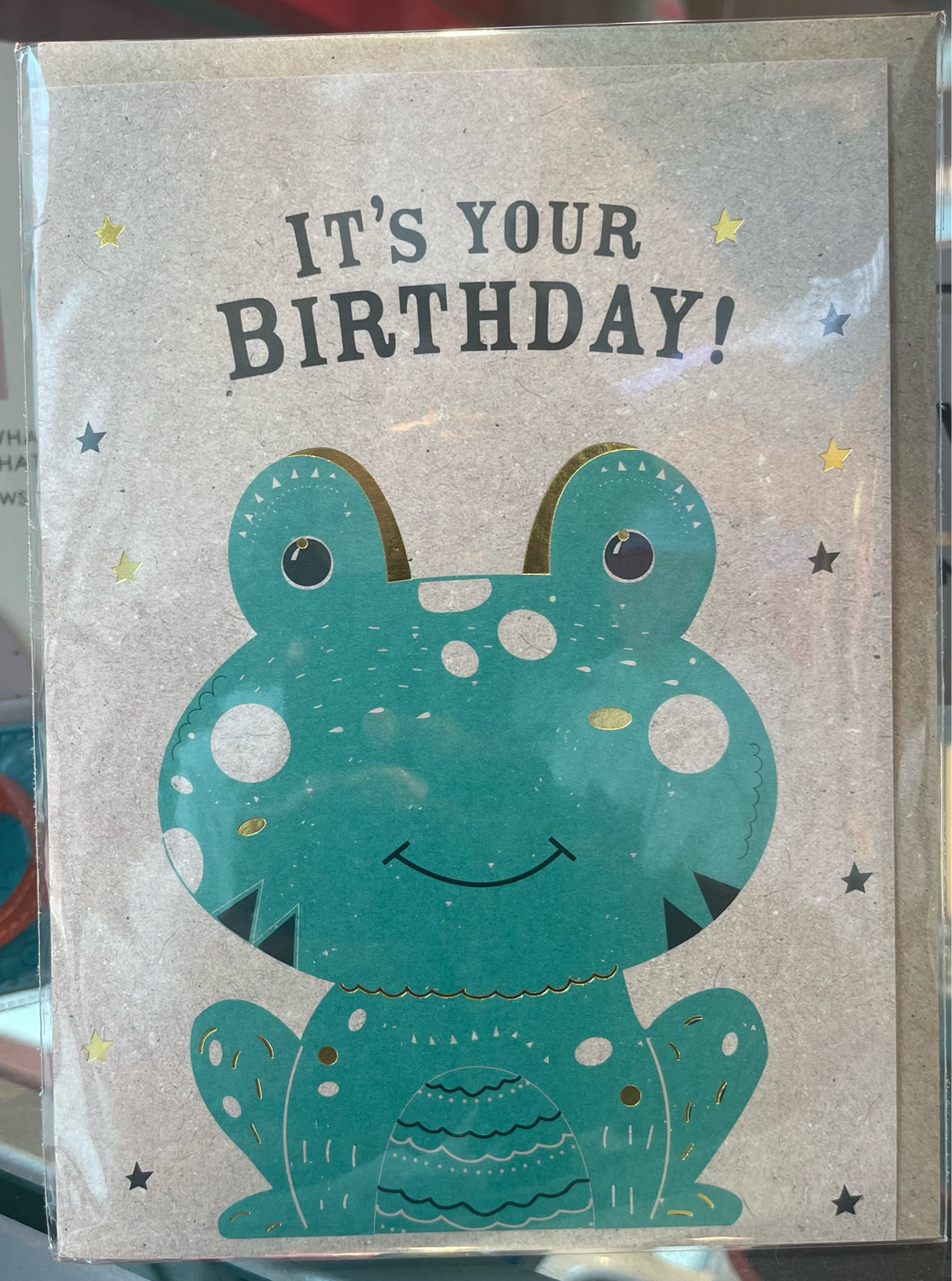 It's Your Birthday! Frog Birthday Card