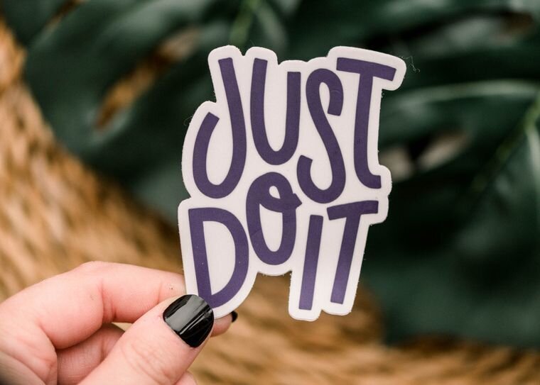 Just Do It Sticker