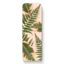 Pink Fern Leaves bookmark