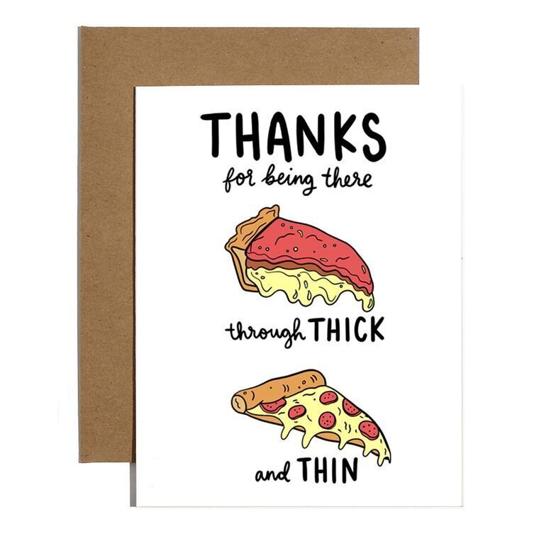 Pizza Thank You Greeting Card
