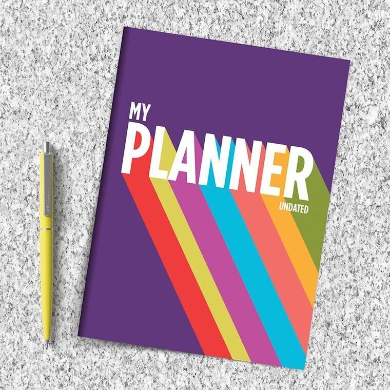 Rainbow Non Dated Planner