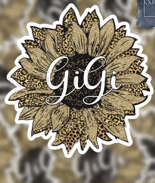 Sunflower GiGi Sticker