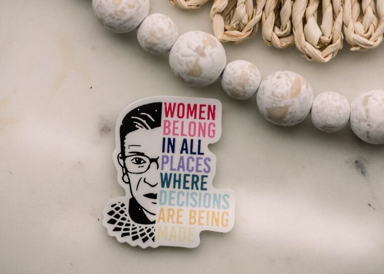 Women Belong RBG Sticker