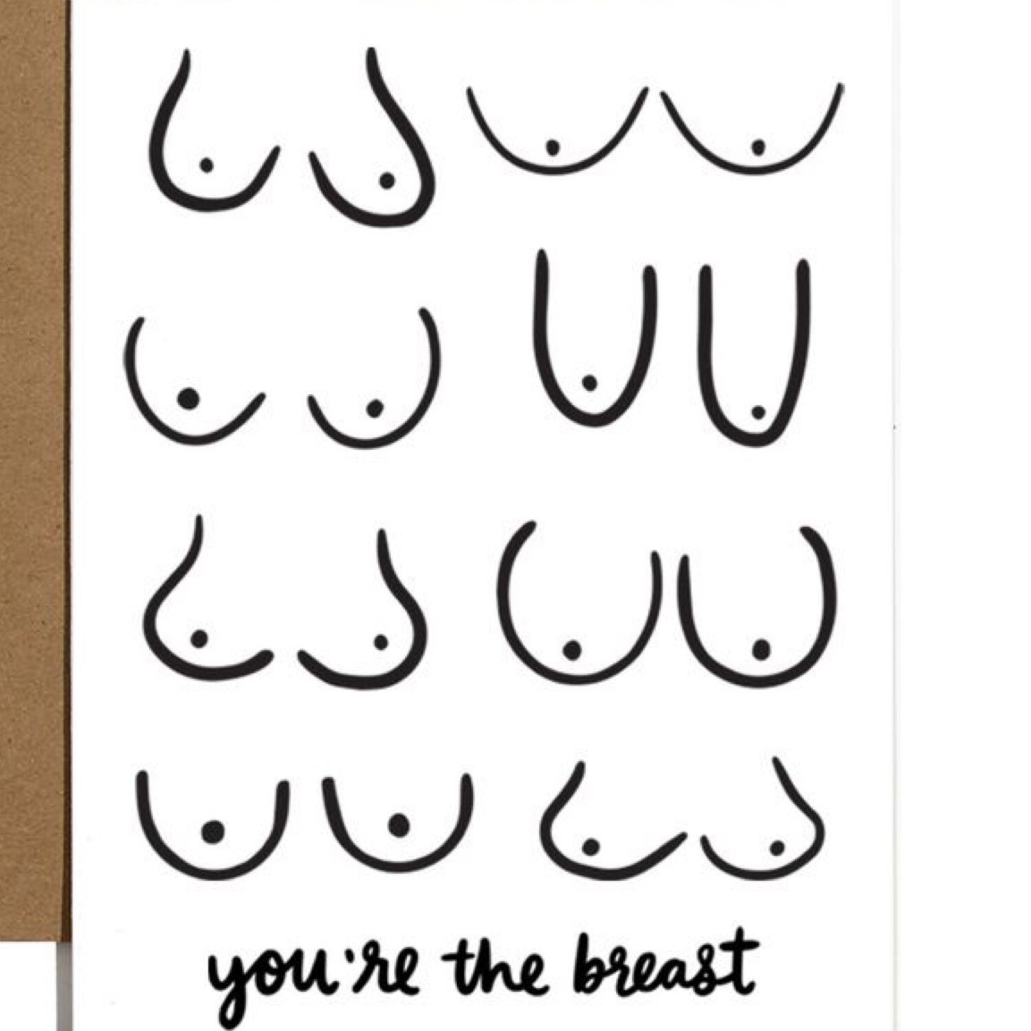 Your The Breasts Card