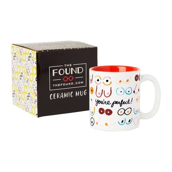 You&#39;re Perfect Boob Coffee Mug