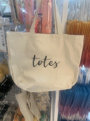 "Totes" Canvas Tote bag