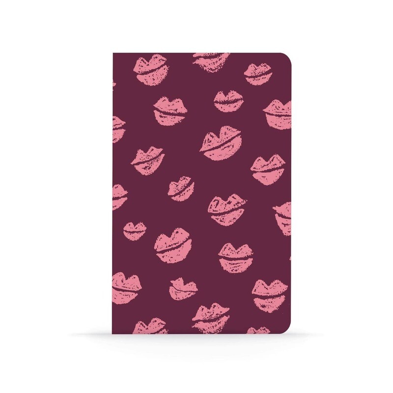 Smooches Lip Classic Flatlay Notebook