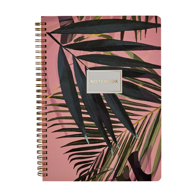 Spiral Palm Leaves Notebook