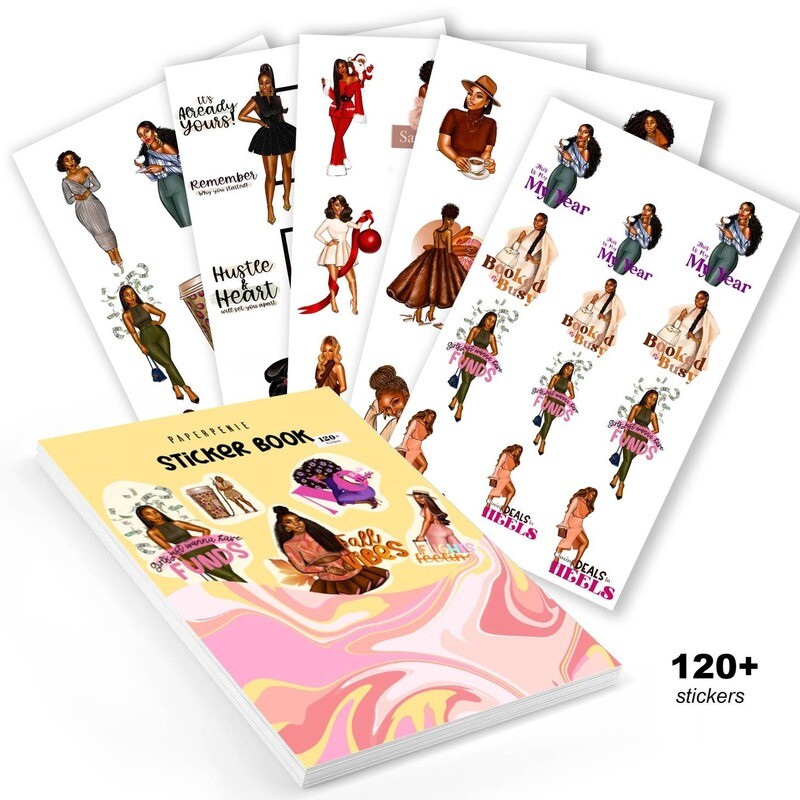 Melanin Sticker Book
