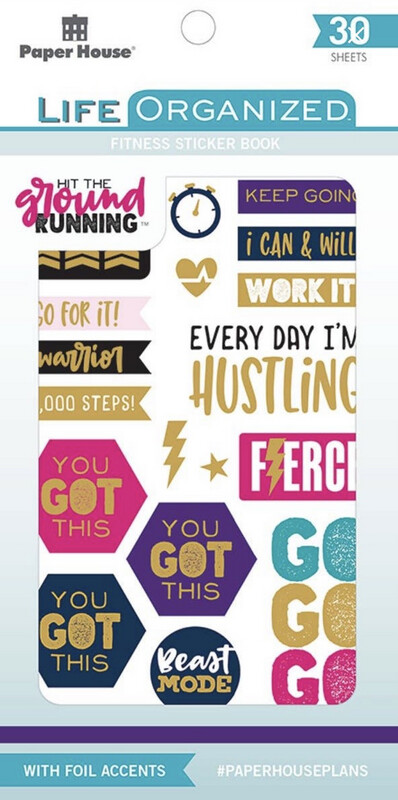 Fitness Sticker Book