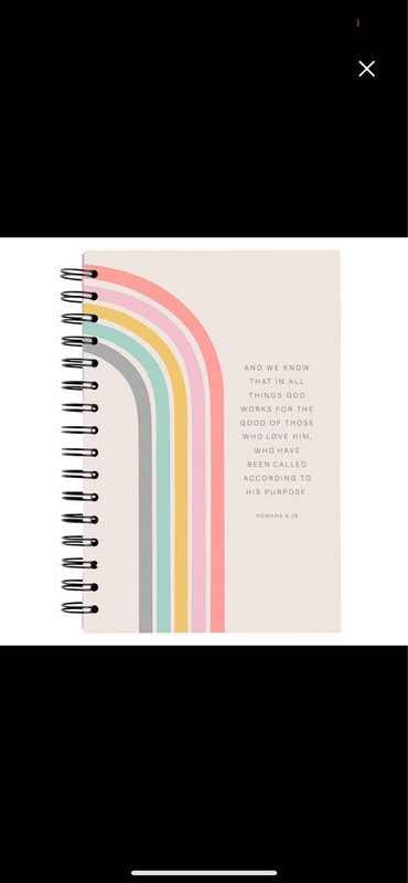 ROMANS 8:28 SPIRAL JOURNAL
