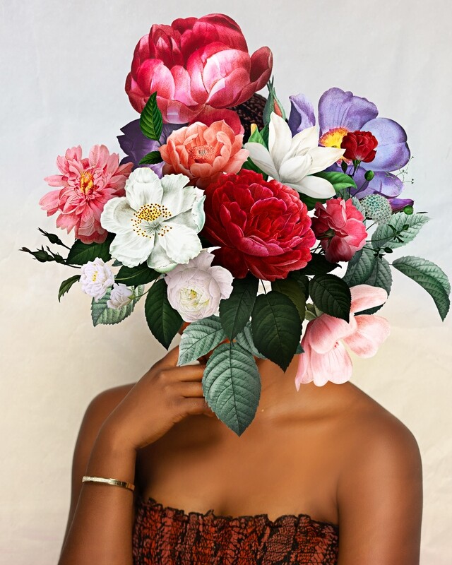 Black Girl Blooming Journal Notebook
